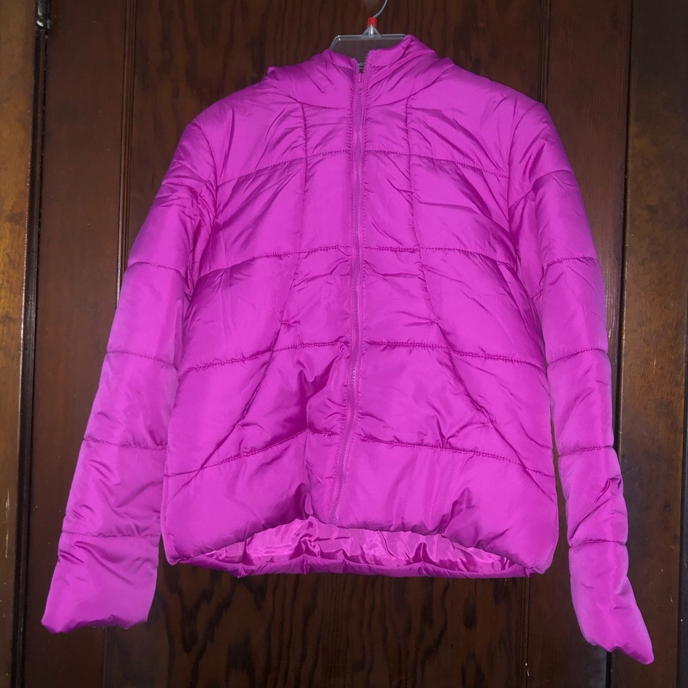Pink Me Jane Puffer Coat